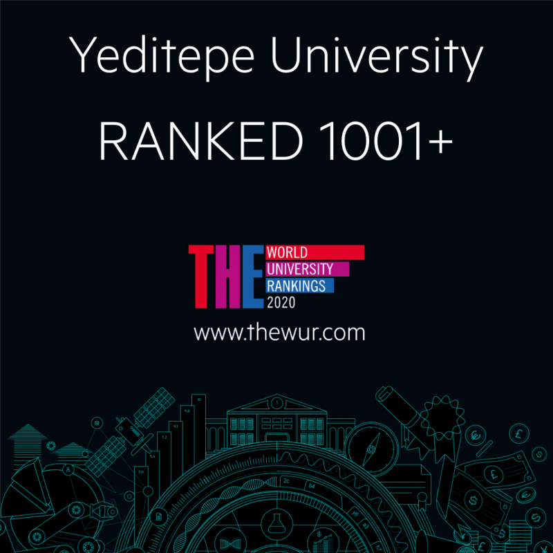 Yeditepe Üniversitesi Dünya Üniversiteleri Değerlendirmesinde 1001+ Sıralamasında Yer Aldı