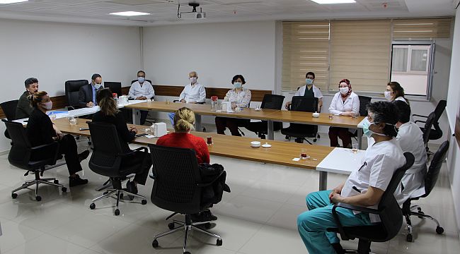 FÜ Hastanesinde Pandemi Kurul Toplantısı Gercekleştirildi